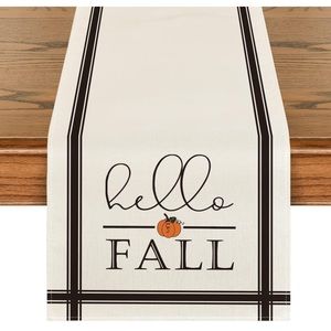 Hello Fall Table Runner